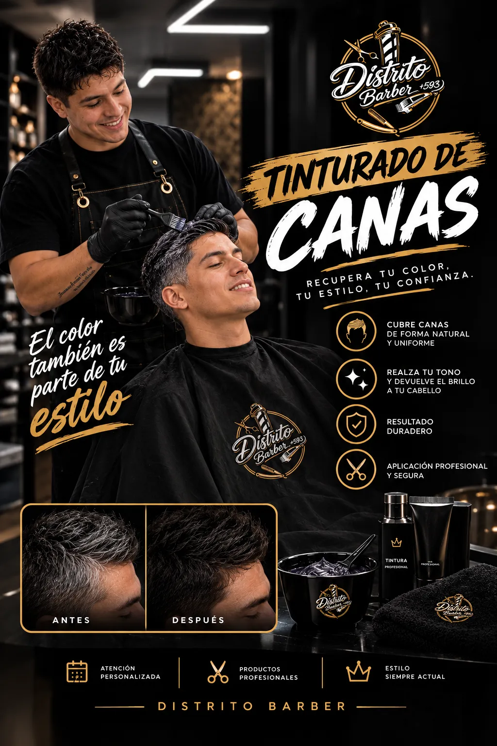 TINTURADO DE CANAS