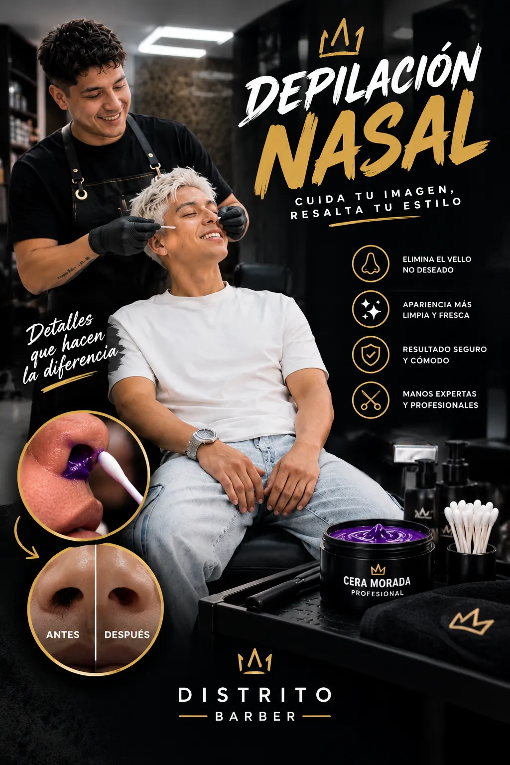 EXTRA - DEPILACIÓN NASAL