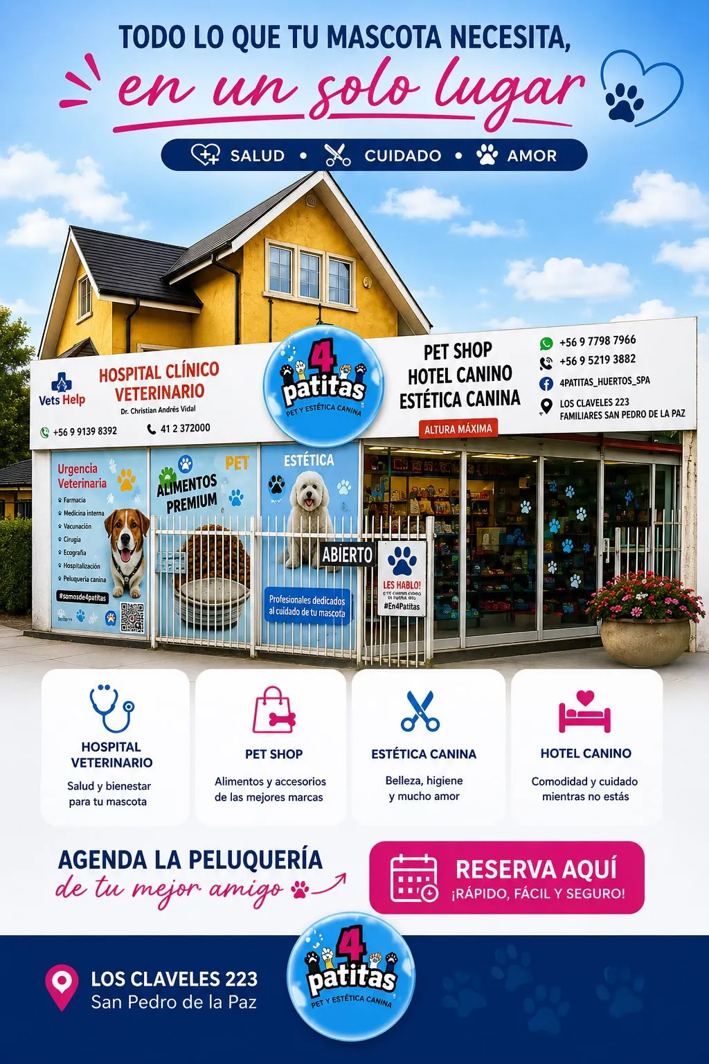 4 Patitas Huertos Spa