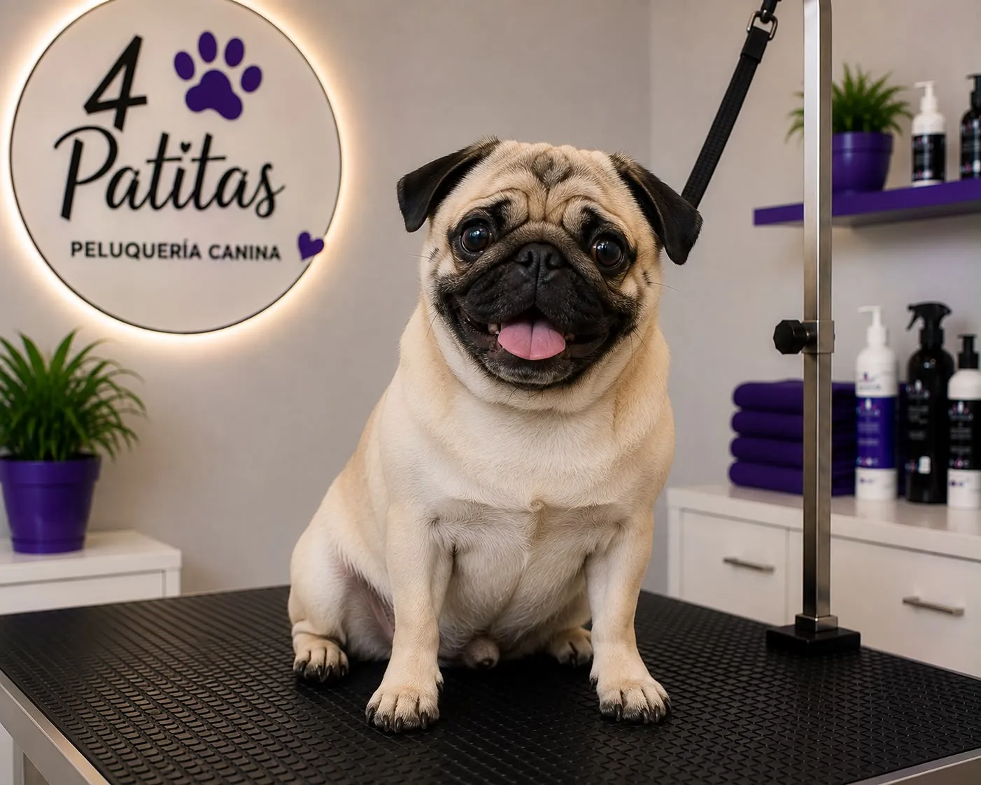 Baño sanitario pug