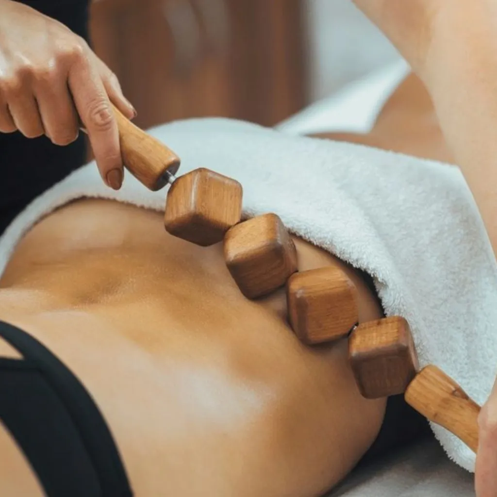 Masaje maderoterapia