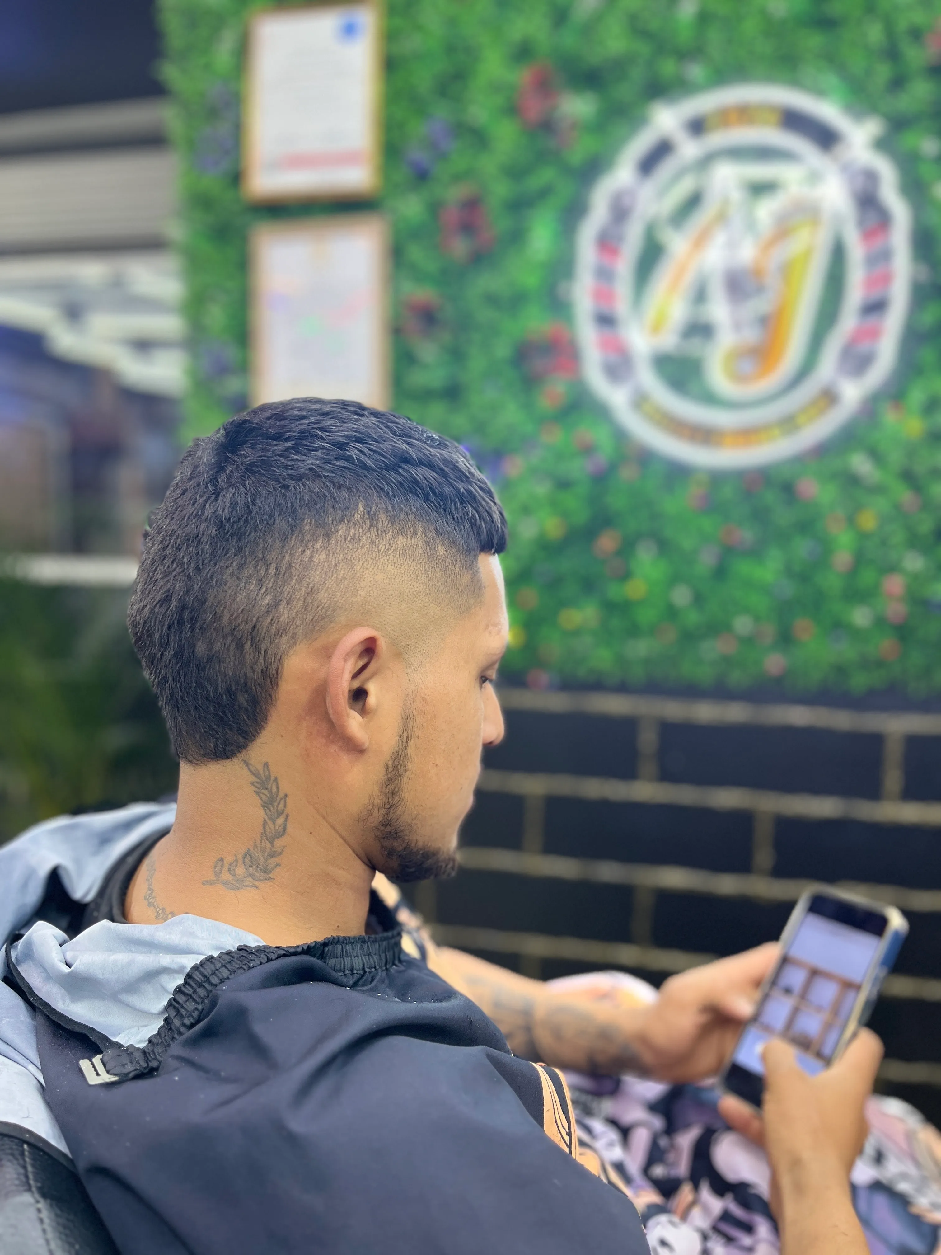 fade pulidos a máquina o tijera