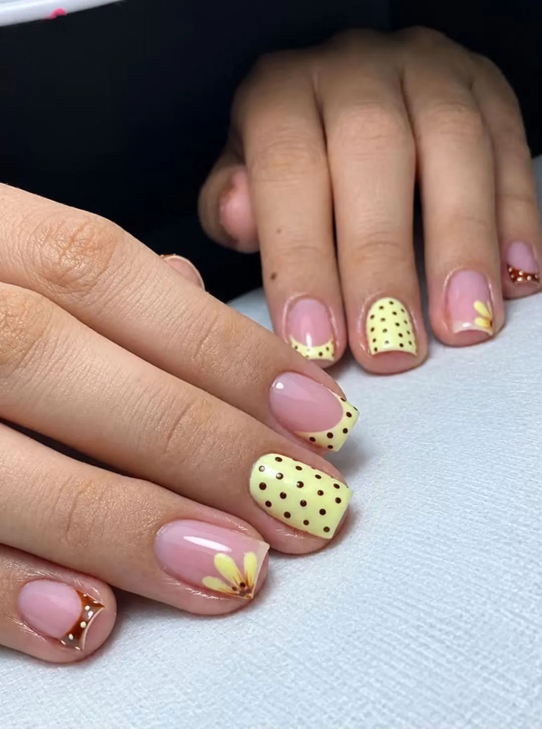 uñas semipermanente manos
