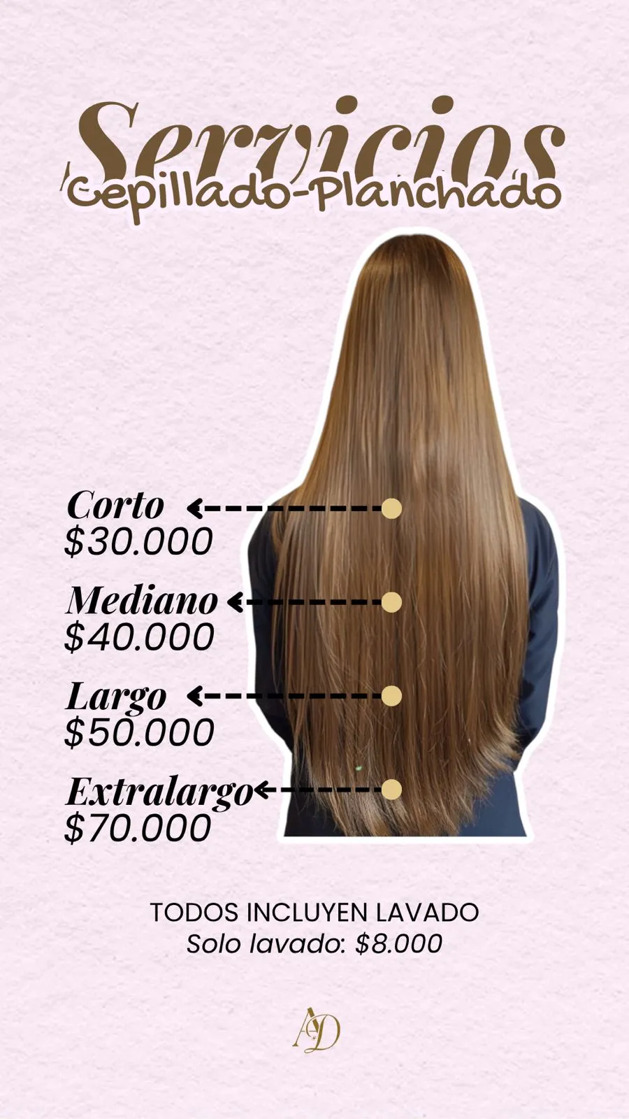 Cepillado y planchado Corto  - Imagen 1