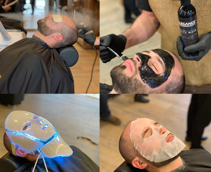 FACIAL CON LUZ LED MASCARILLA