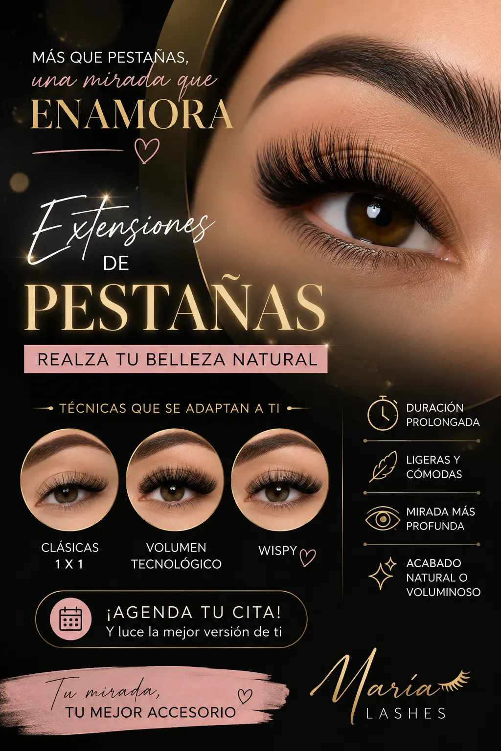 Extensiónes de pestañas