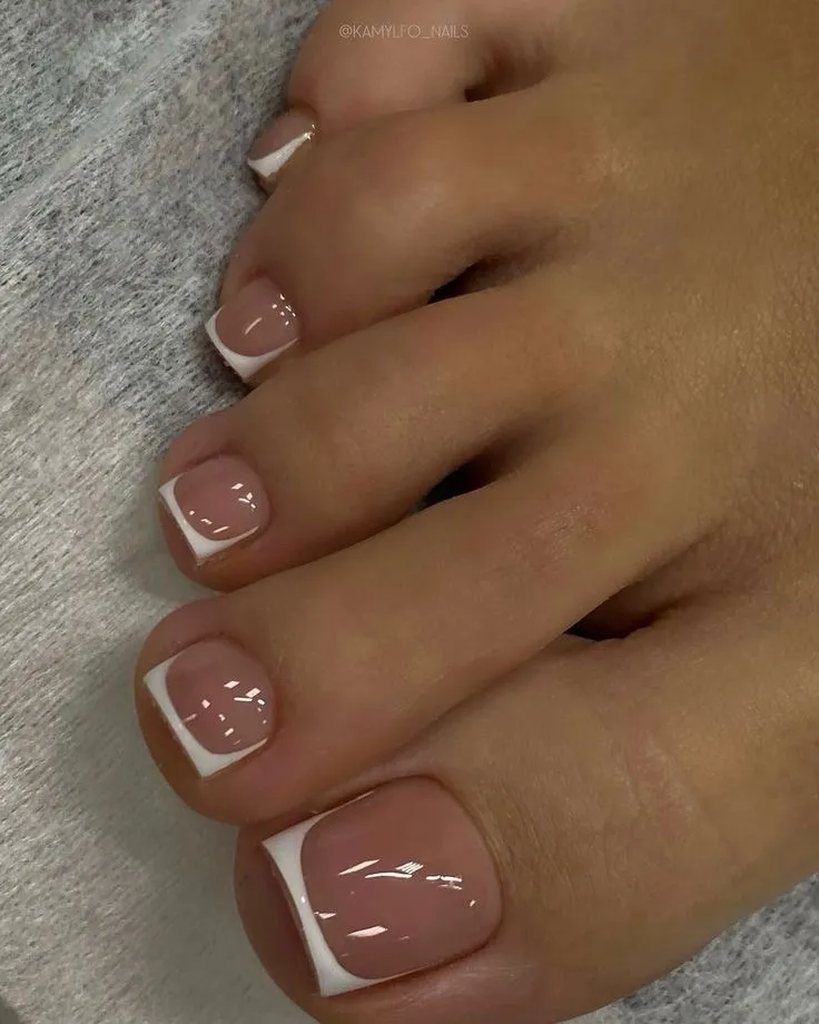 Uñas semipermanente pies