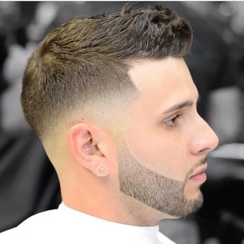 corte de cabello y barba básica