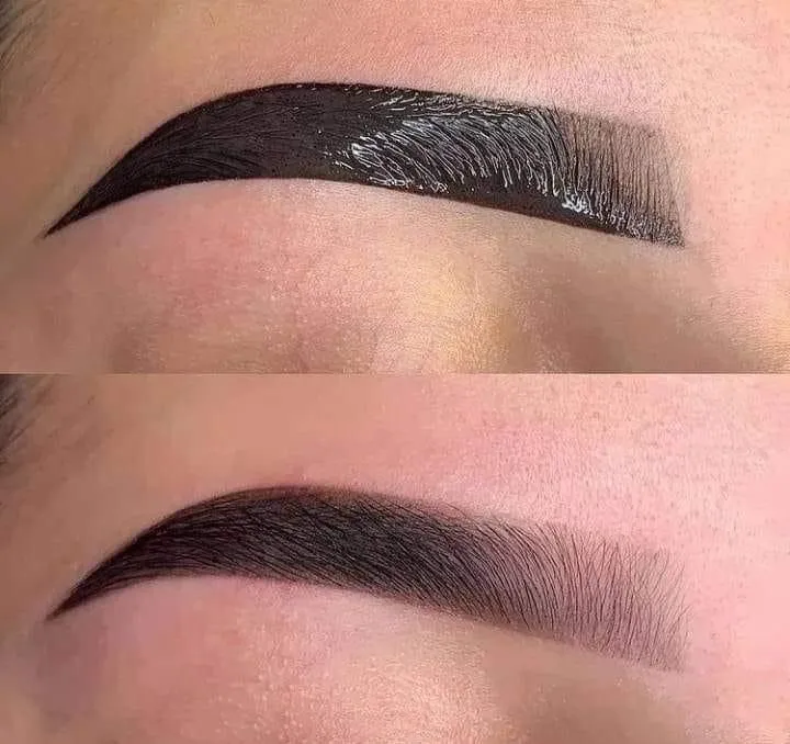 Cejas en hena