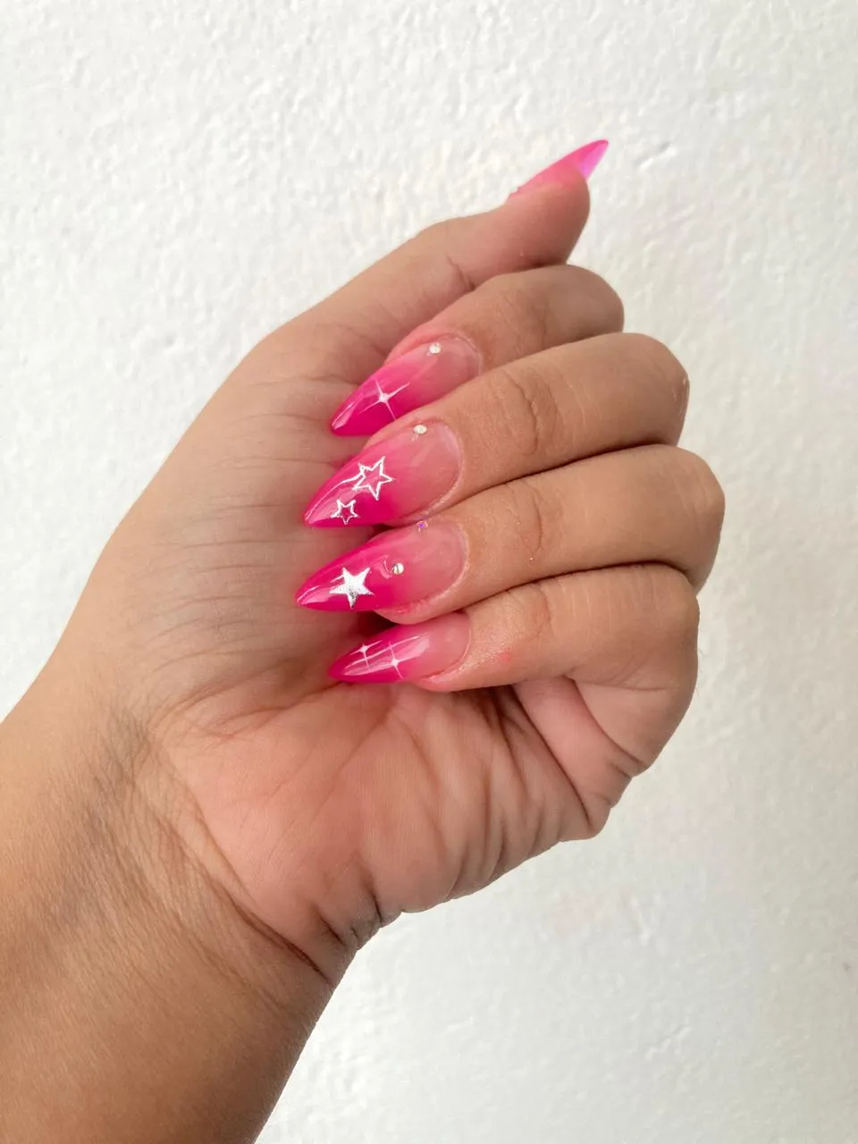 Tips acrílicas + pedicure semi dama