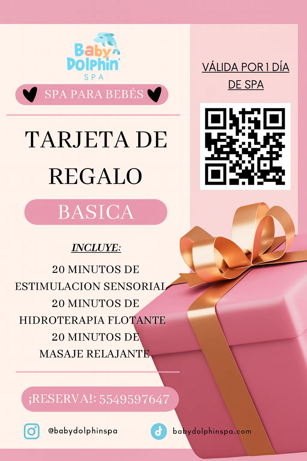 🎁👶 Tarjeta de Regalo Baby Dolphin