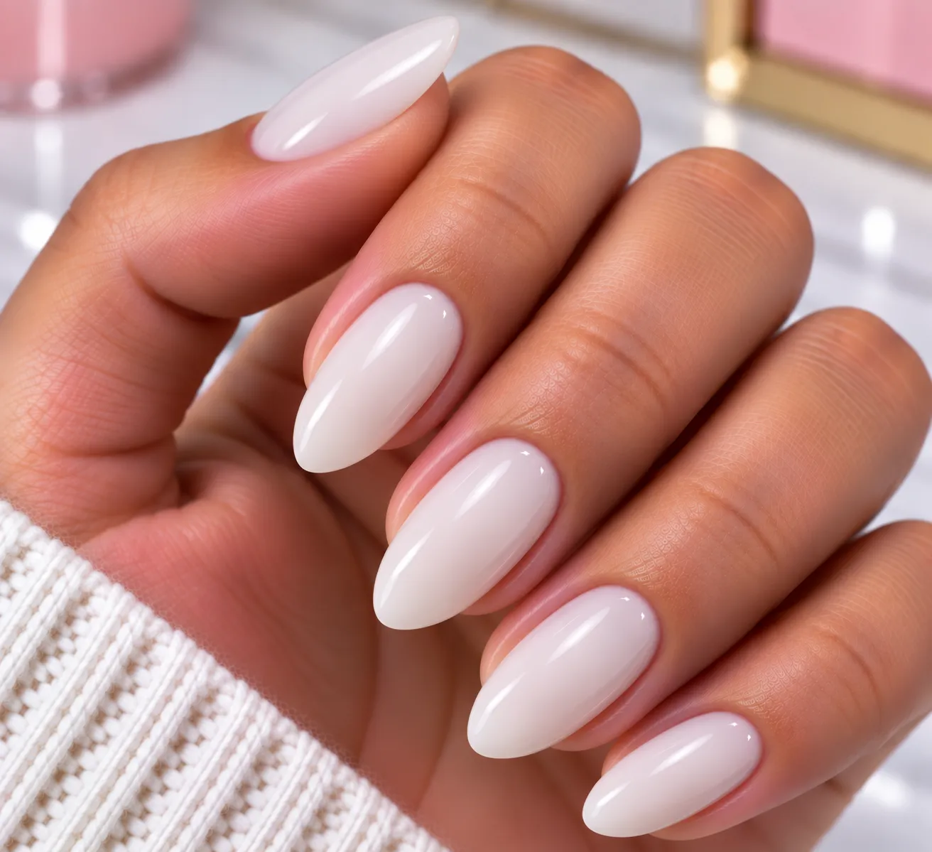ACRILICAS ALMOND + ESMALTADO # 3 - 2