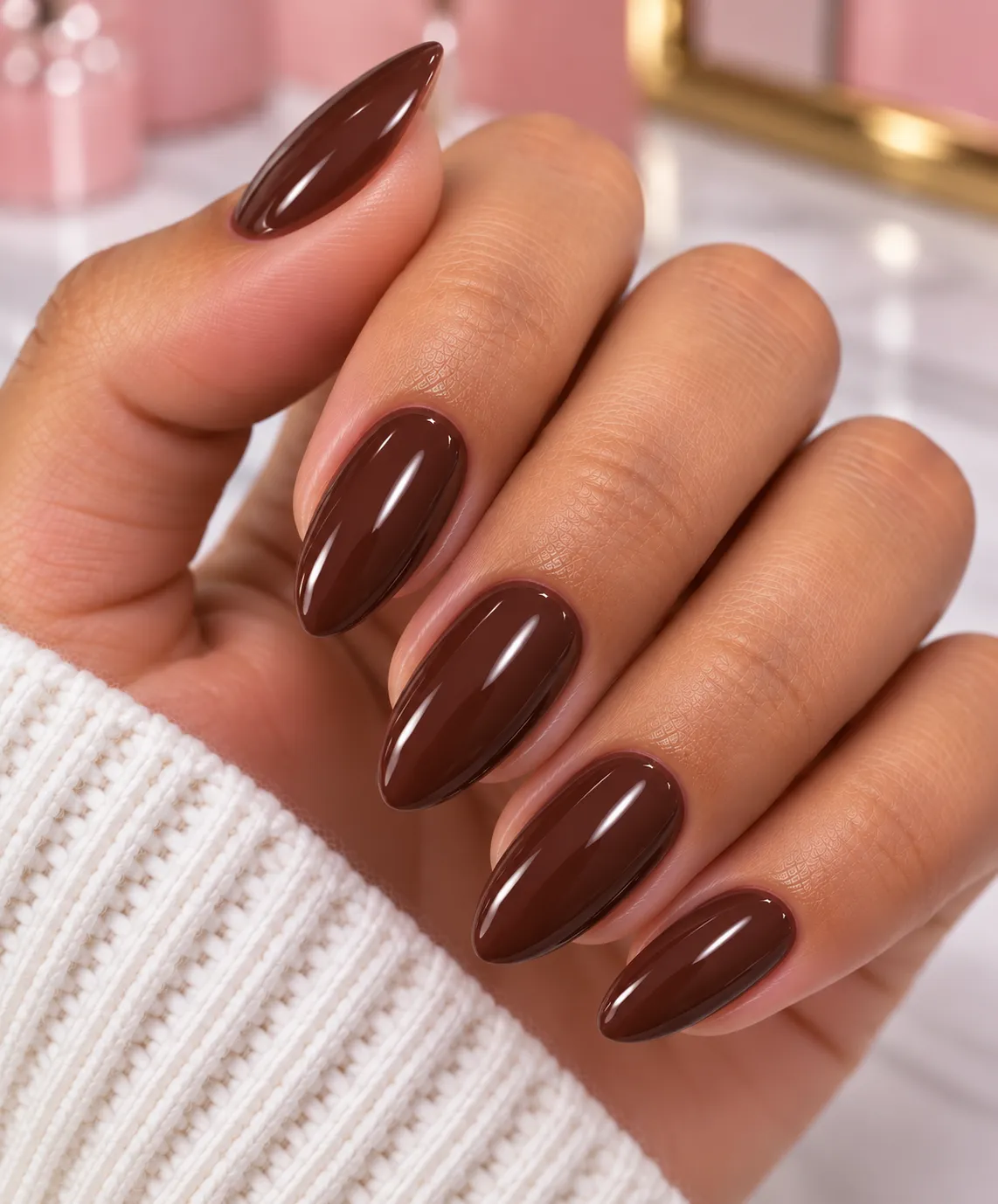 SOFT GEL ALMOND COLOR ENTERO #3 - 4