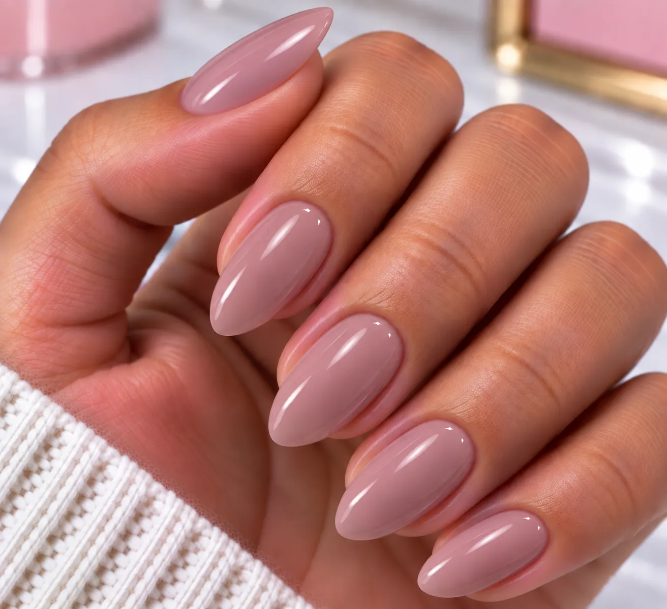 ACRILICAS ALMOND + ESMALTADO # 3 - 3