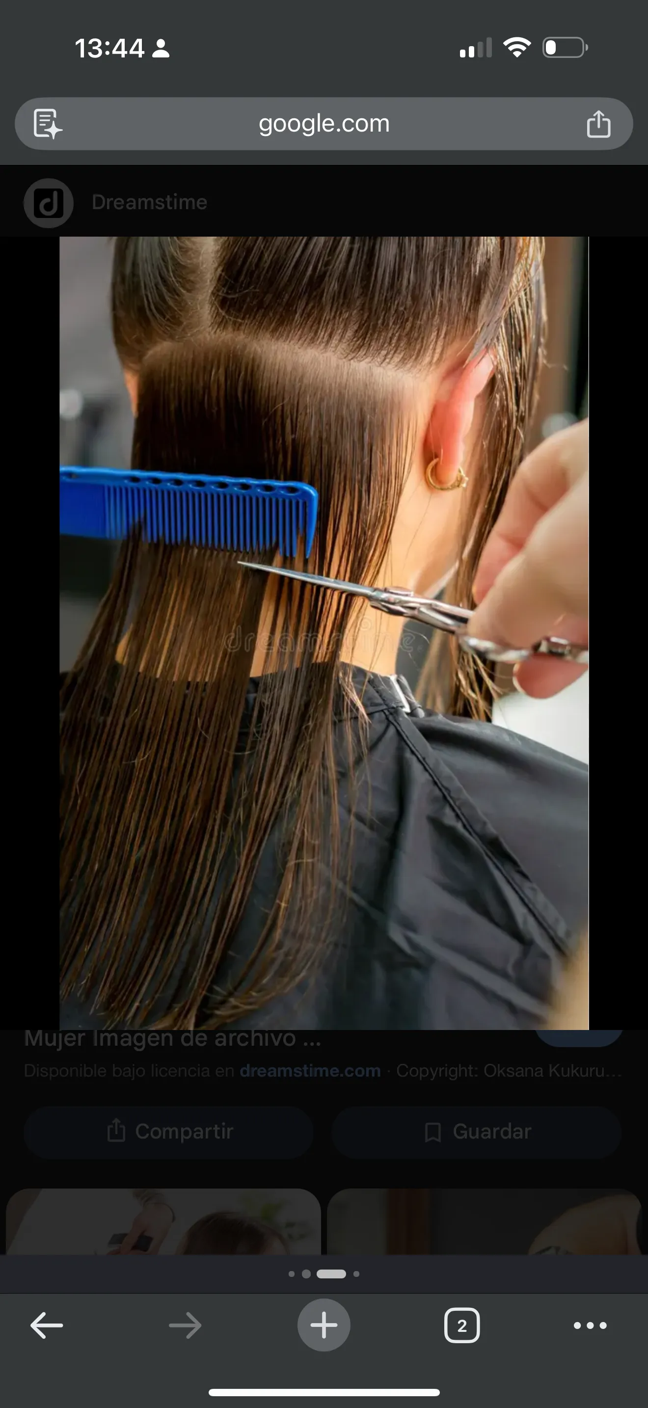 corte de cabello Dama