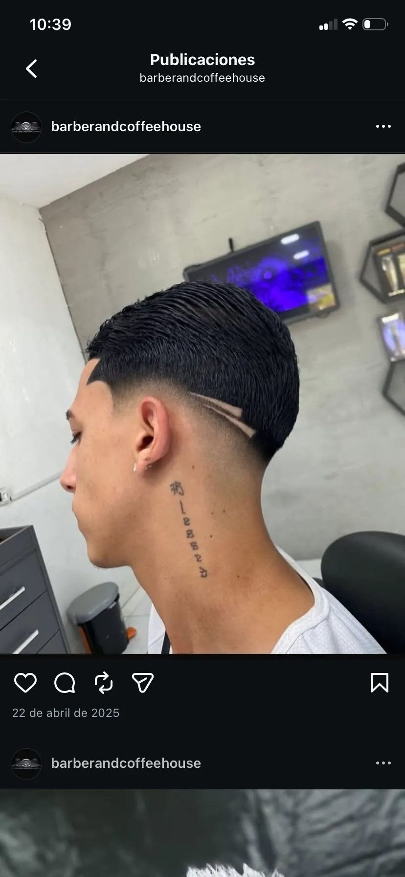 corte sencillo máquina (caballeros)