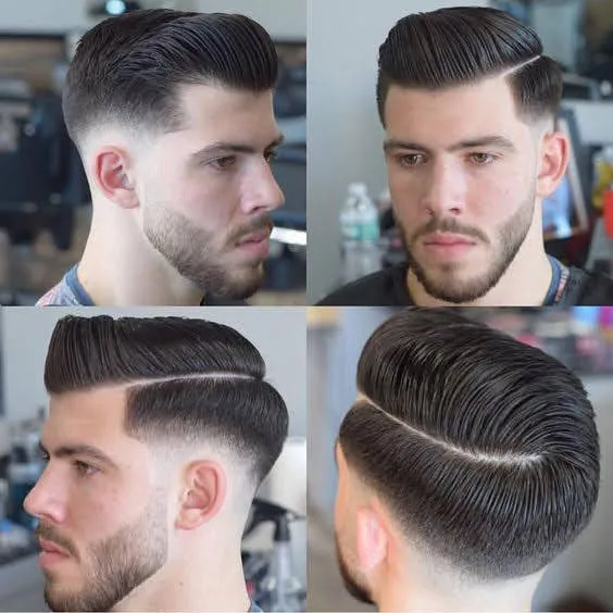 Low Fade  + línea✂️🔥