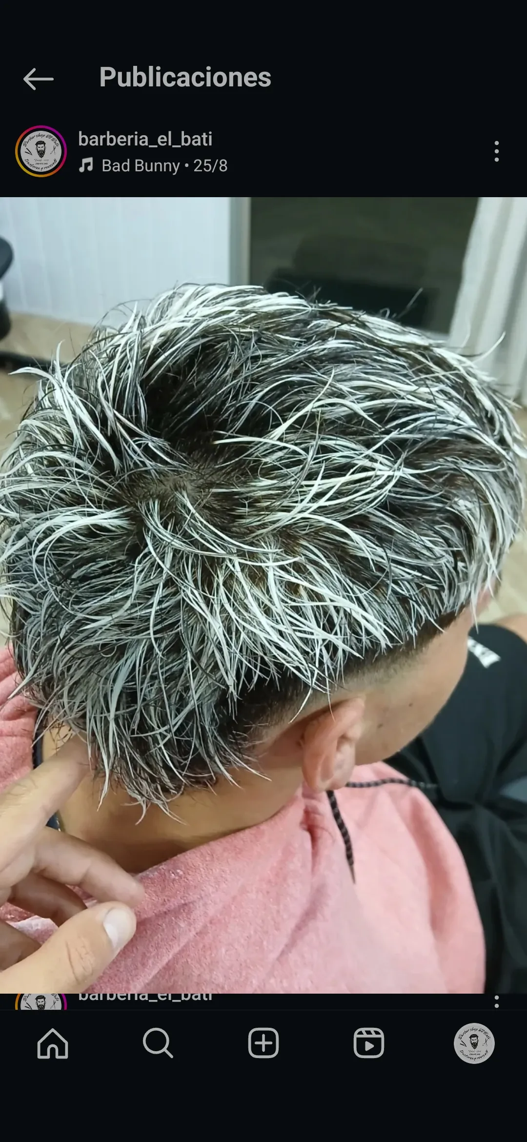mechas platinadas o blancas 