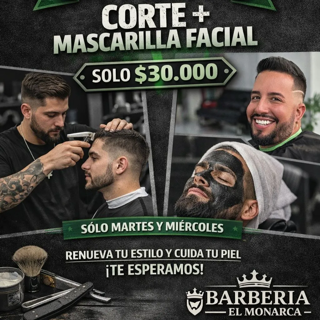 PROMO CORTE BASICO + MASCARILLA (SOLO MARTES Y MIERCOLES )