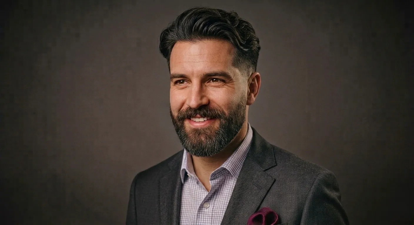 CORTE DE CABELLO + BARBA CON VAPOR