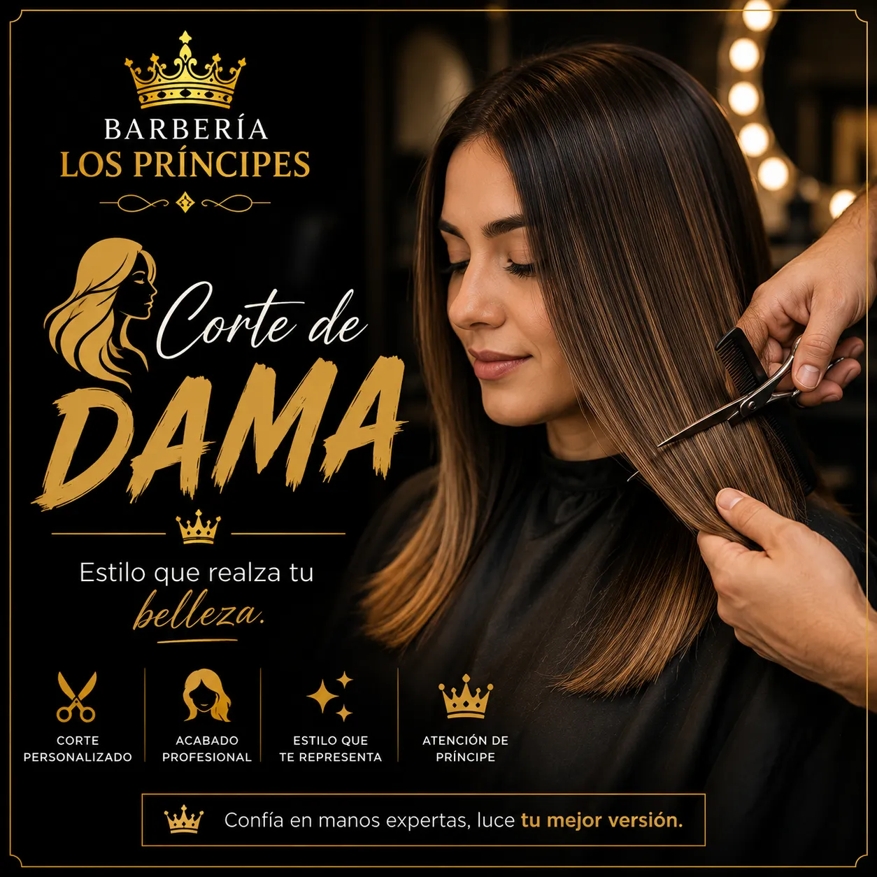 💇♀️ Corte de Dama