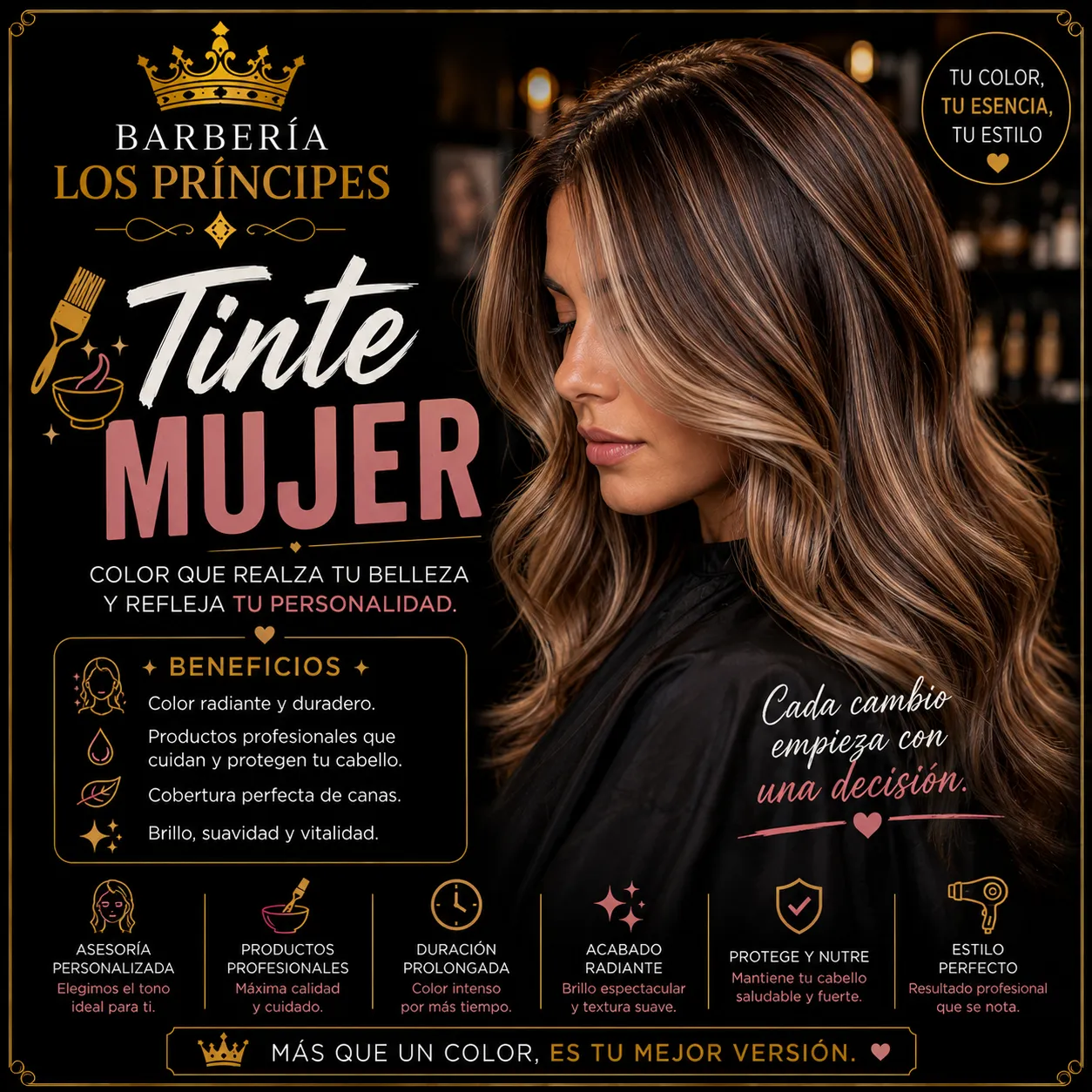 💇♀️🎨 Tinte Mujer