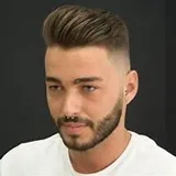 Corte de cabello con degradado y corte de barba - Imagen 1