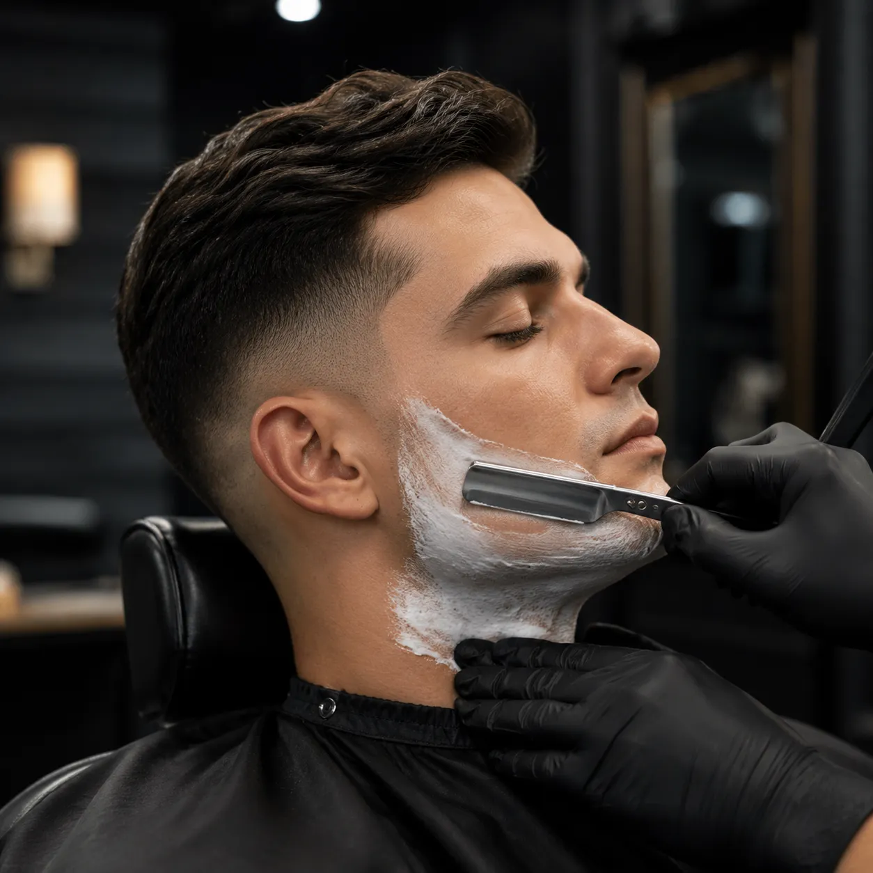 Corte de cabello mas afeitado
