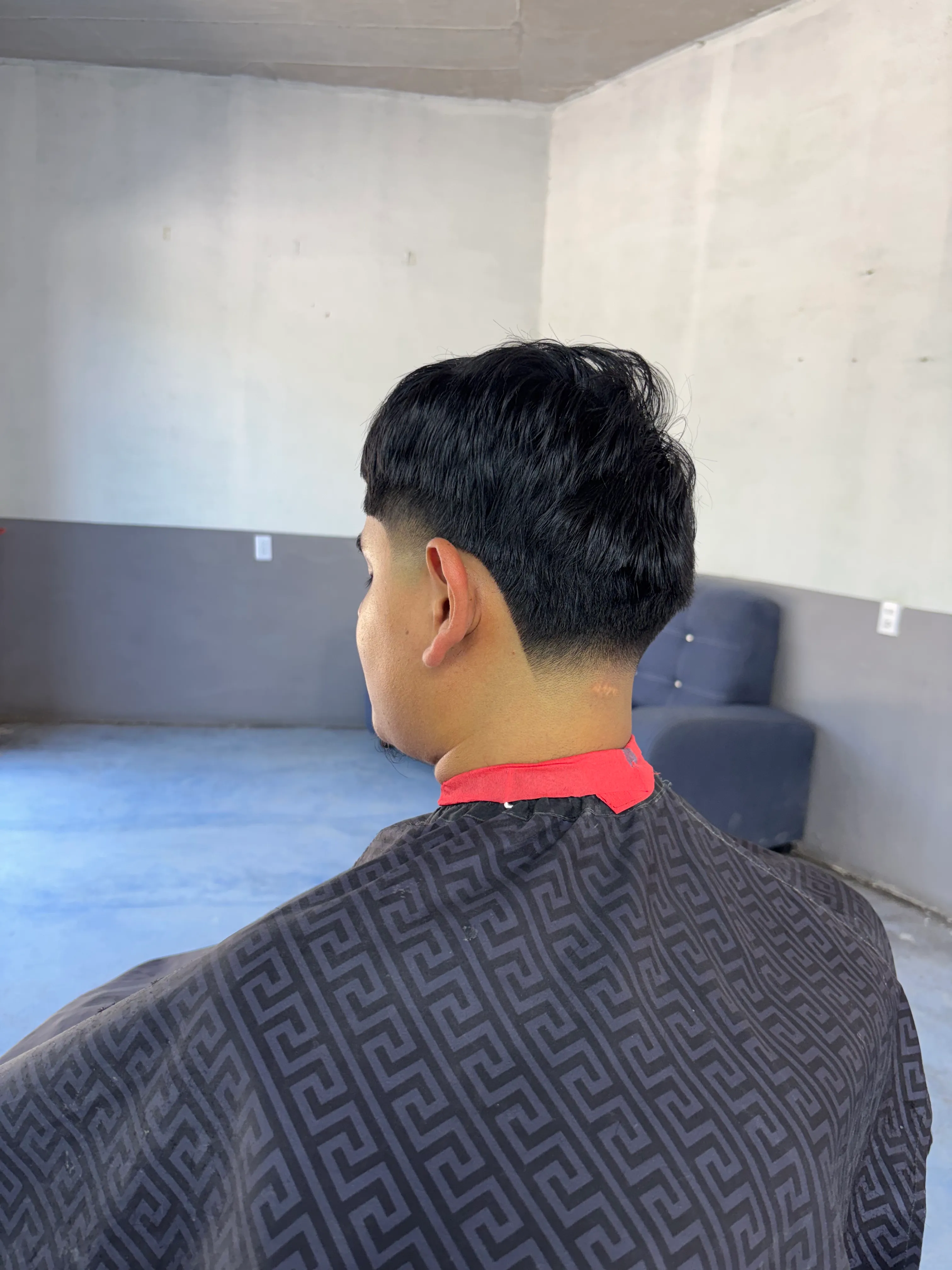 corte fade , taper mid
