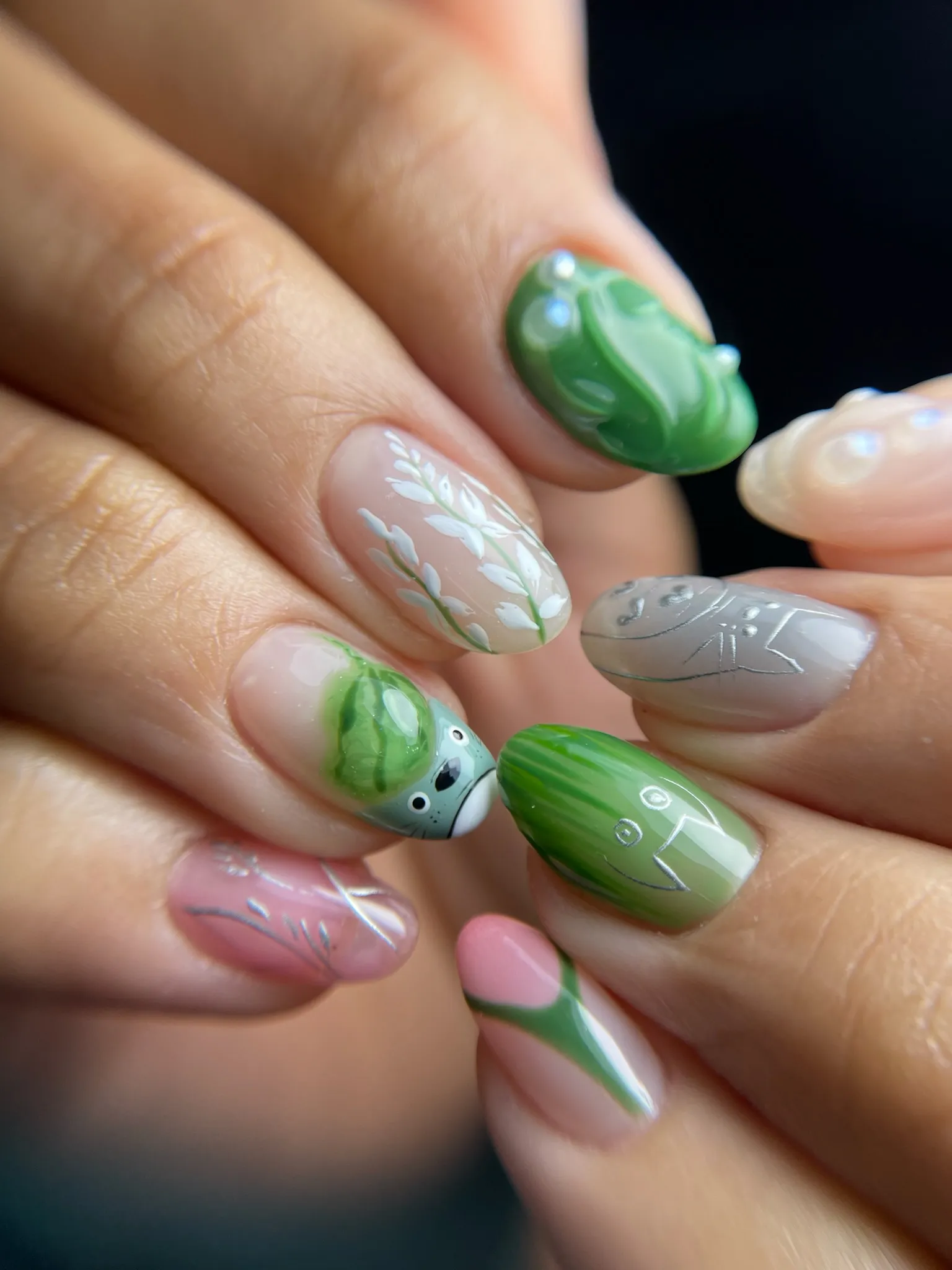 Rubber + Nail Art elaborado (3hrs+) - Imagen 1