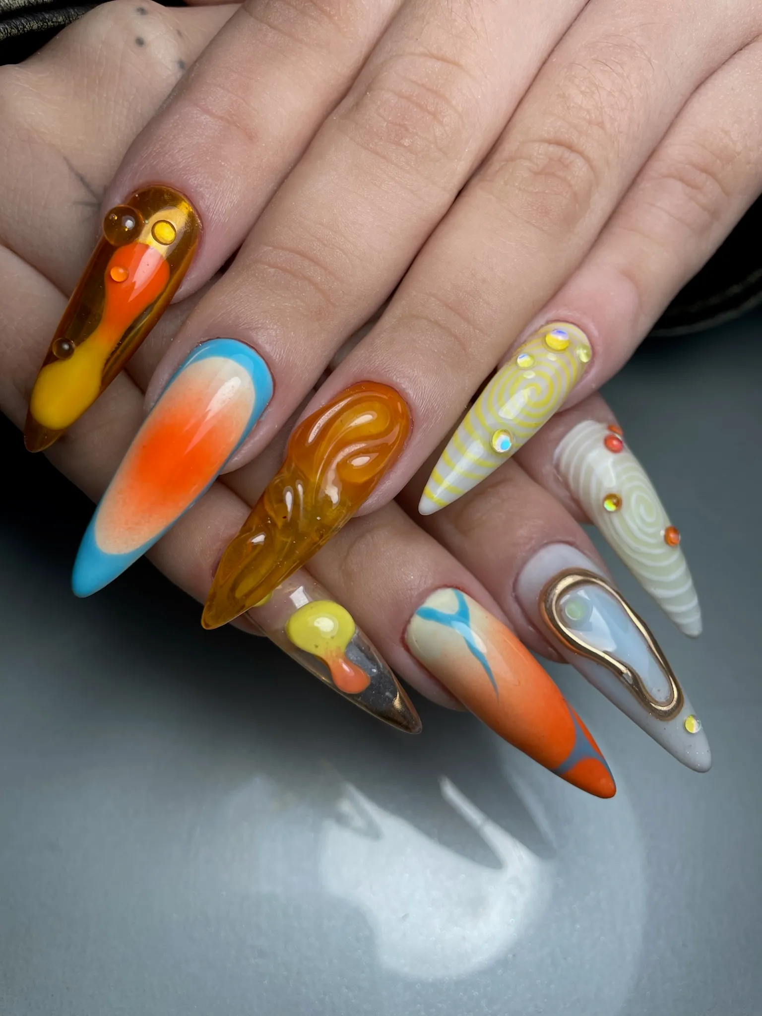 Gel X - Nail art elaborado (3hrs+) - Imagen 4