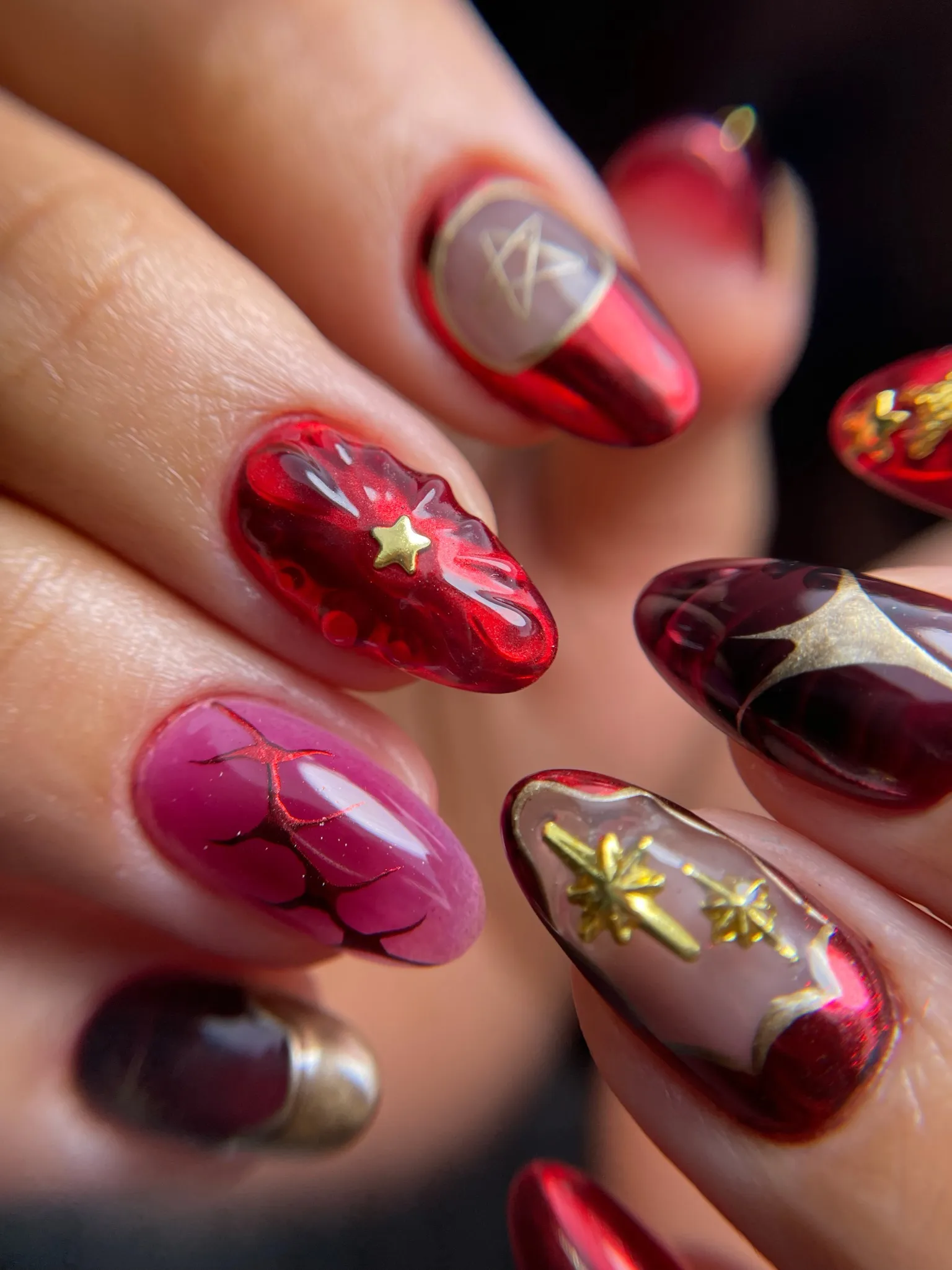 Rubber + Nail Art elaborado (3hrs+) - Imagen 4