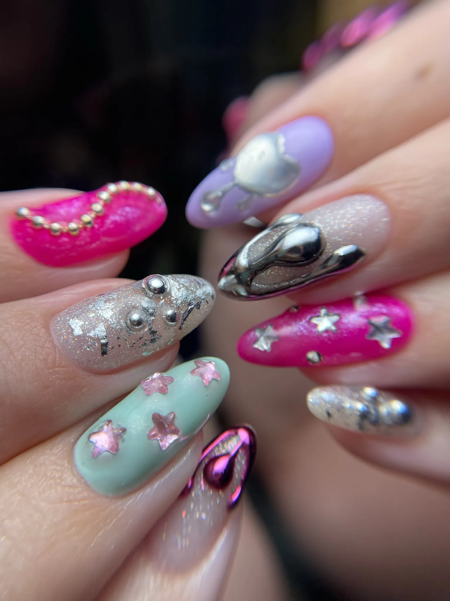 Rubber + Nail Art elaborado (3hrs+) - Imagen 2