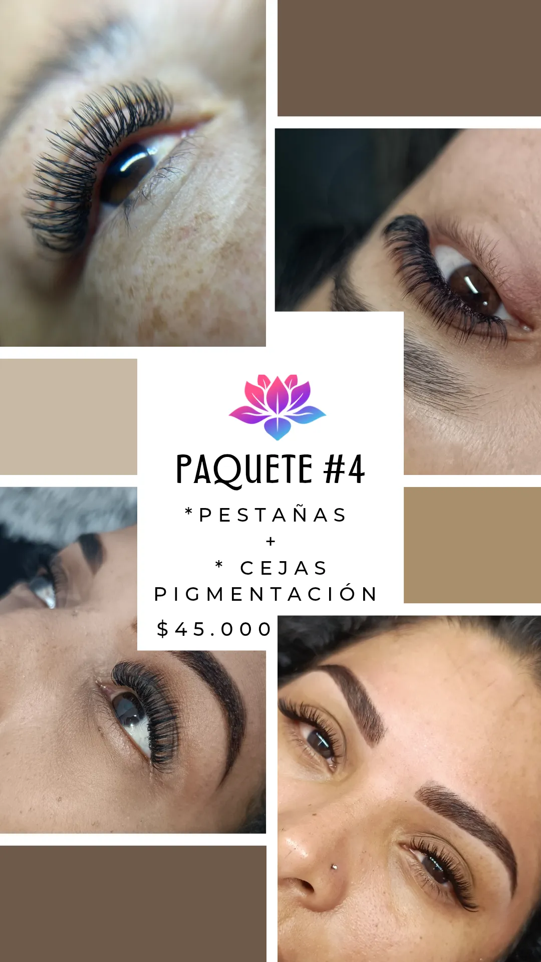 pestañas + pigmentación de cejas  - Imagen 1