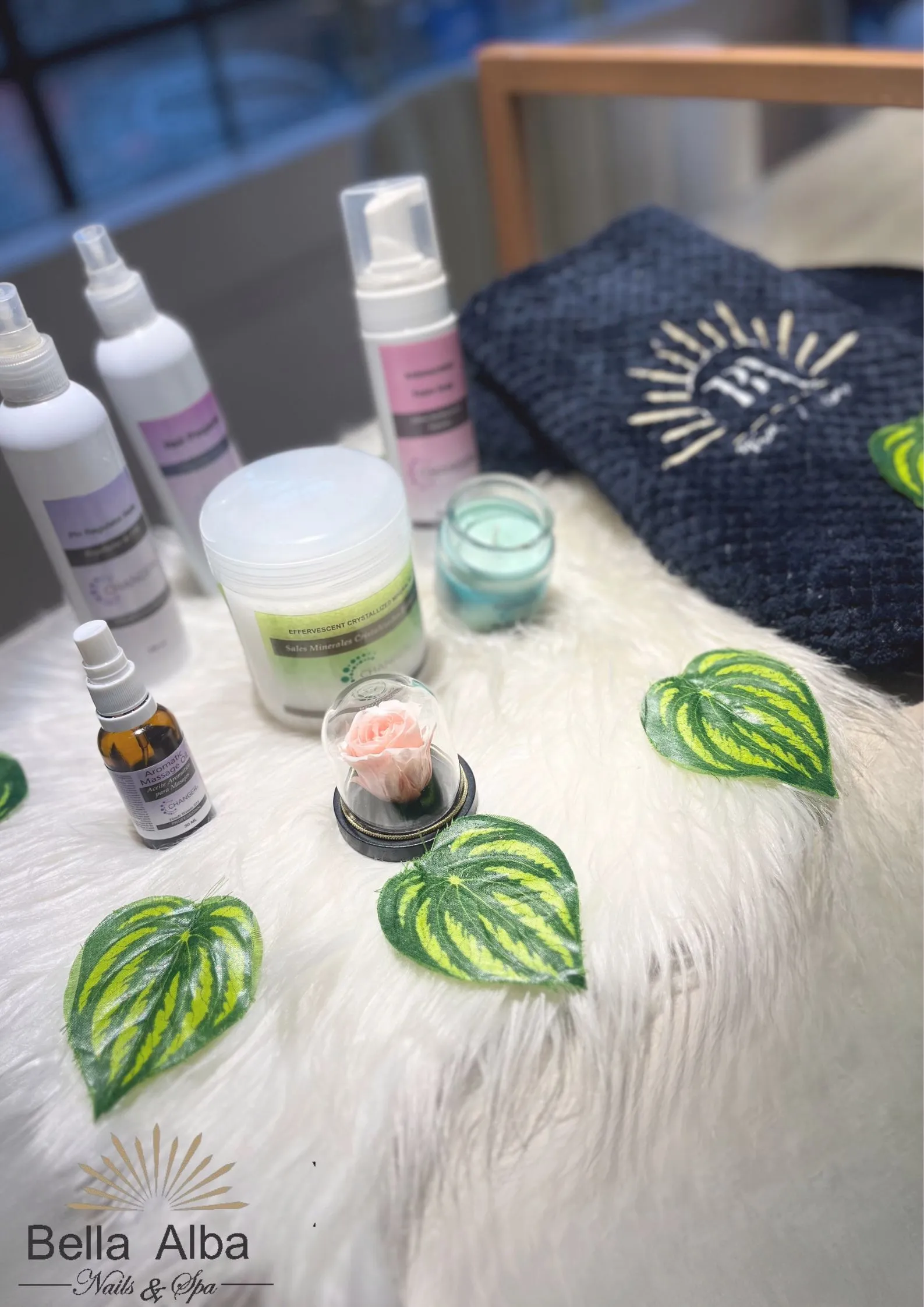 Spa Ambar de Pies con esmalte de secado rapido - Imagen 1