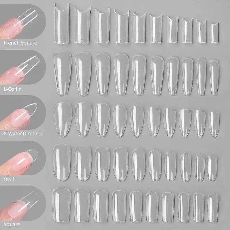 Extensión de uña Poly Gel/Acrílico/ Press