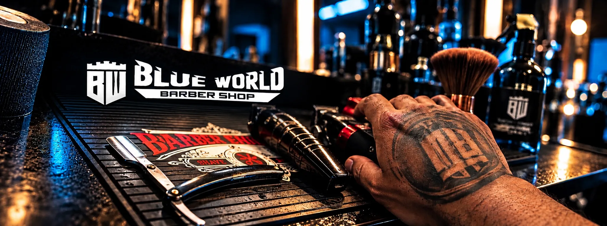 BLUE WORLD barber shop