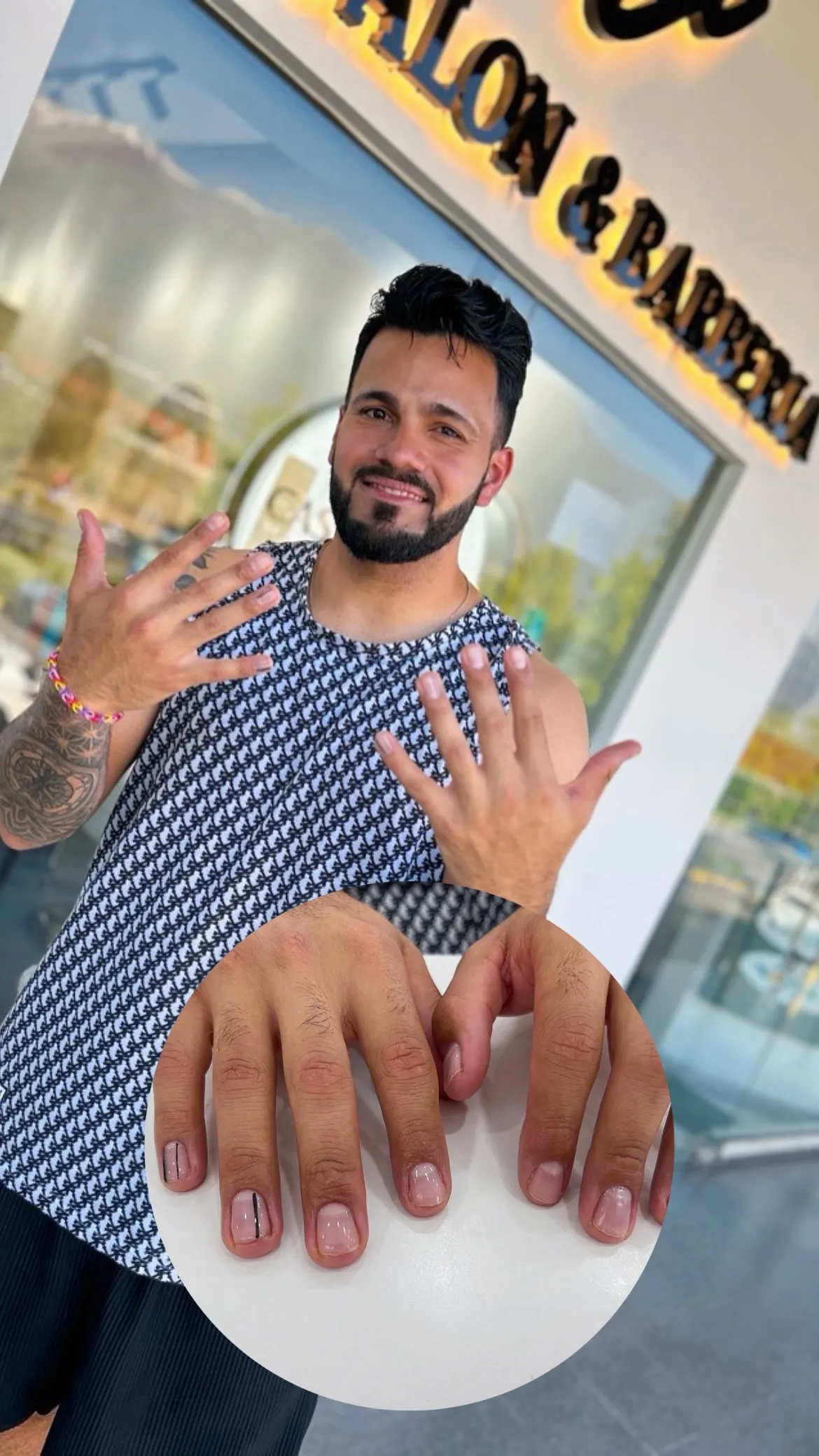 Manicure Varón