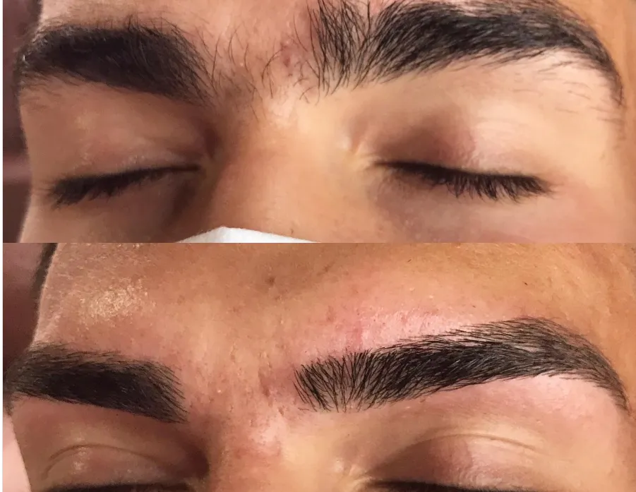 Depilación de cejas hombre