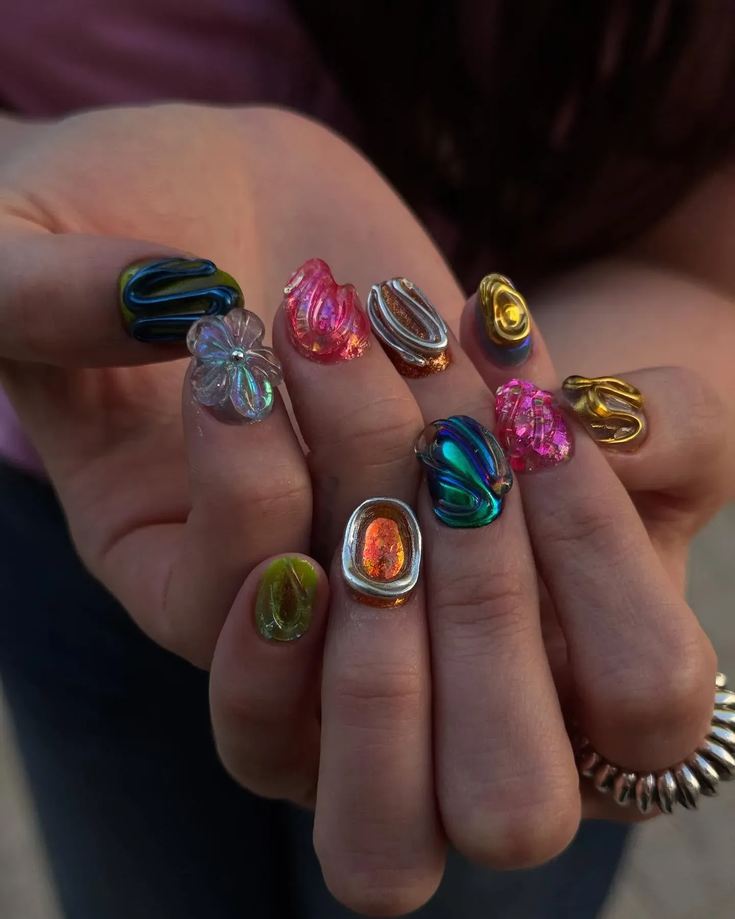Diseño elaborado de Gel y Efectos