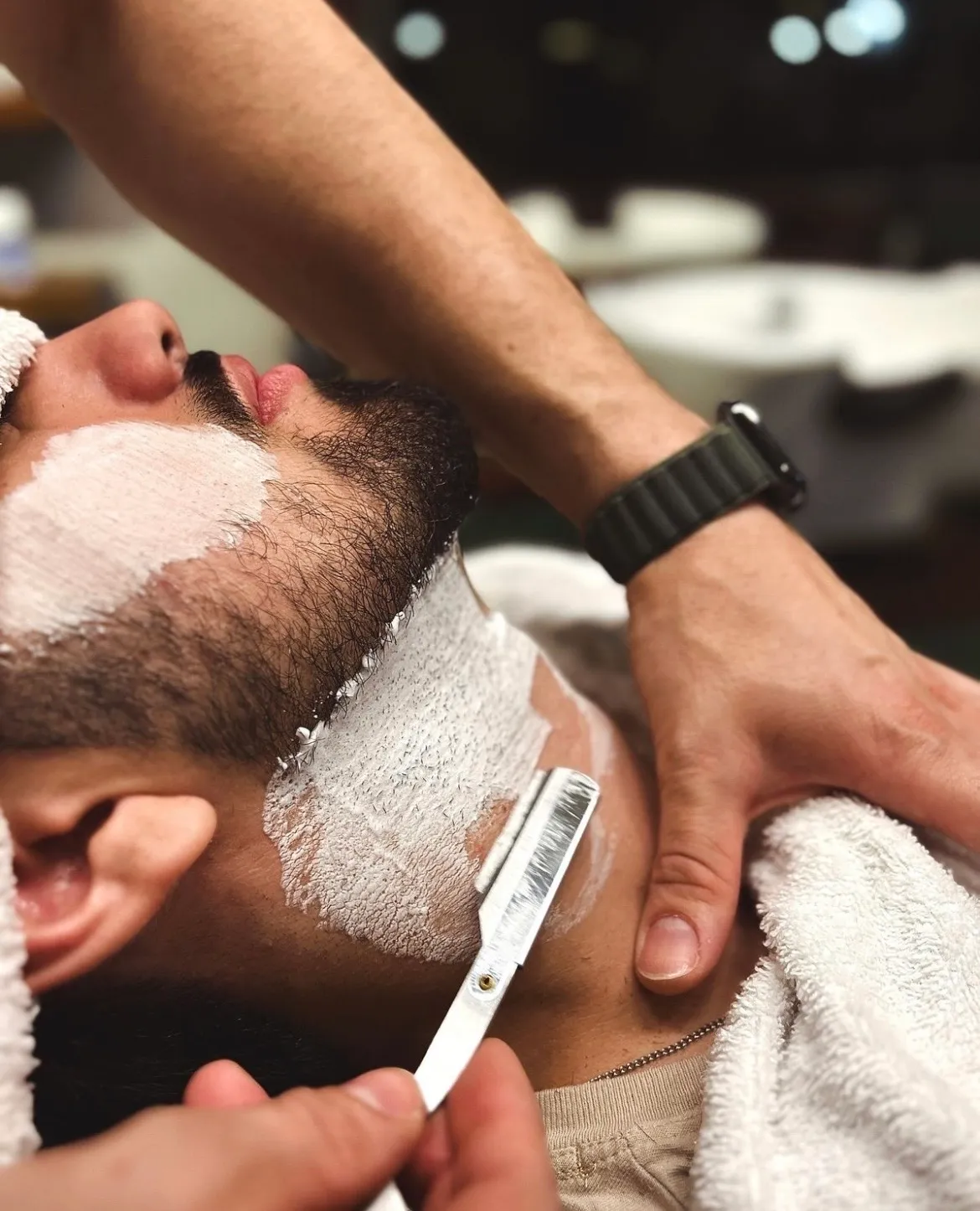Barba afeitado