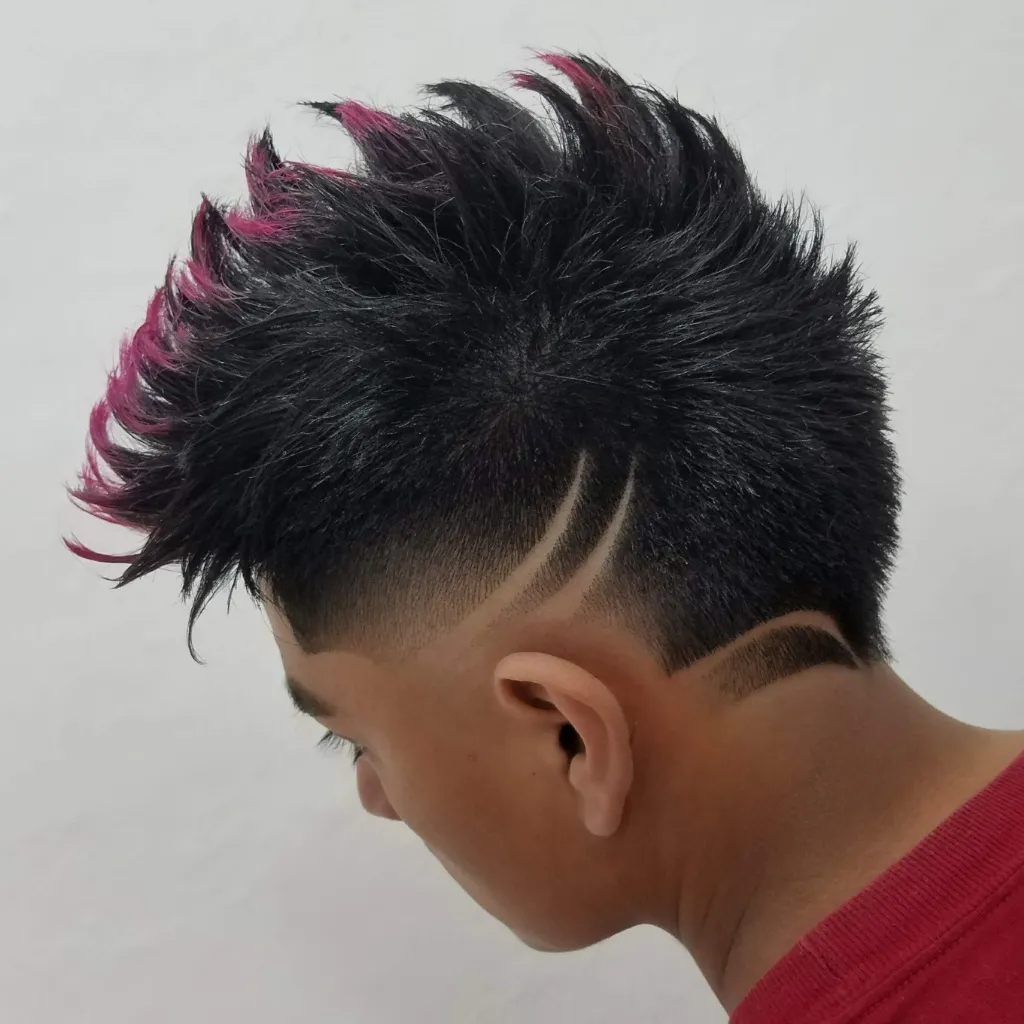 CORTE FADE CON DISEÑO - 2