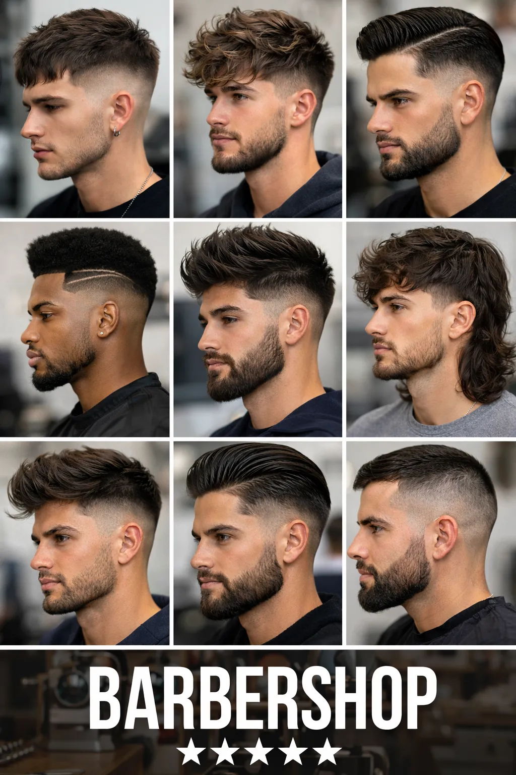corte de cabello y diseño de barba