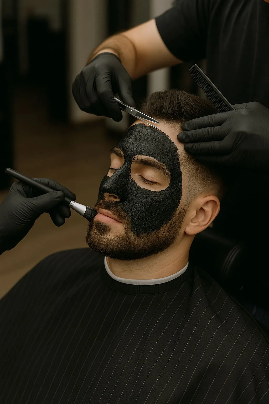 VIP LIMPIEZA FACIAL Y  CORTE DE HOMBRE CON CON DAVID