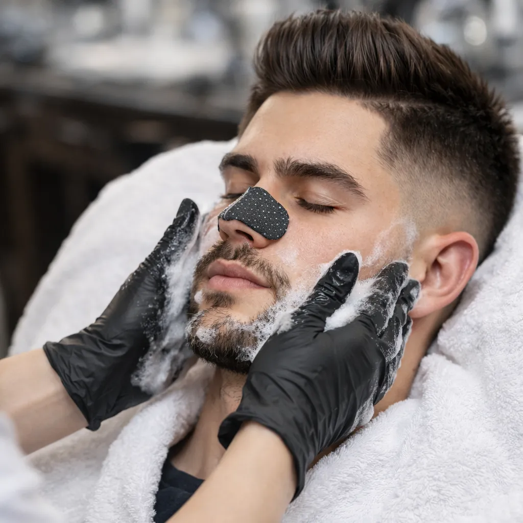 corte y limpieza facial