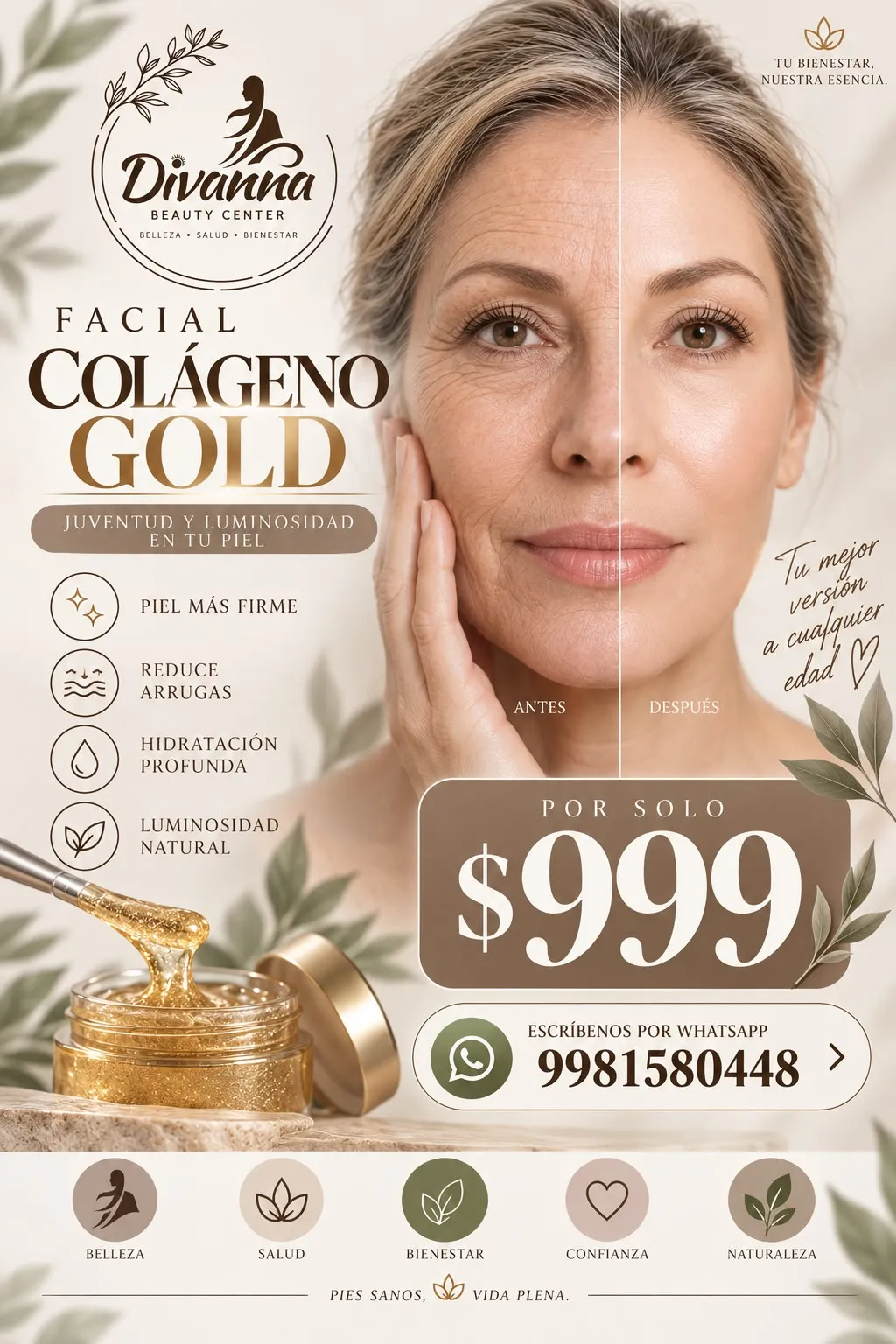 Facial Colageno Gold