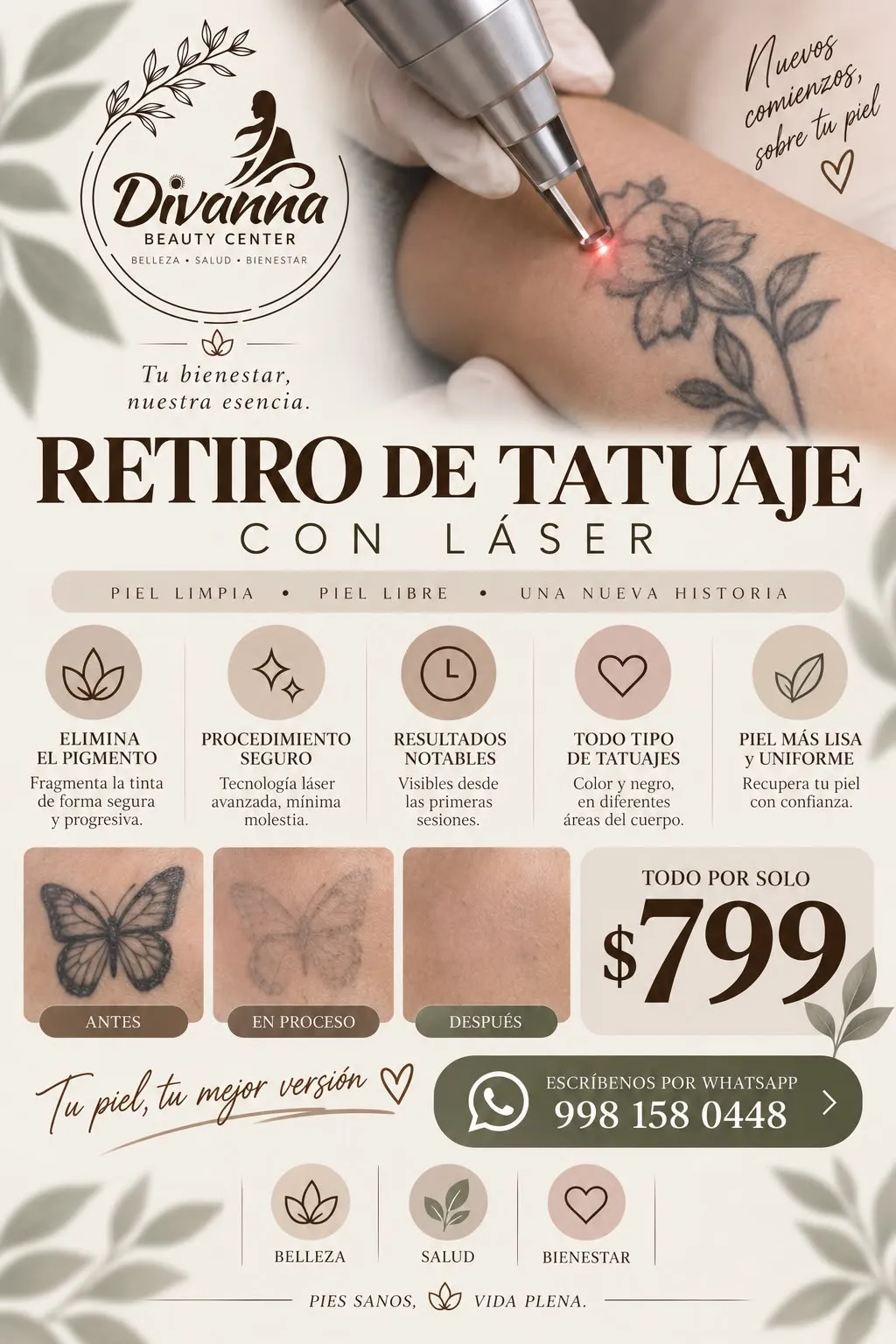 Retiro de Tatuajes con Laser
