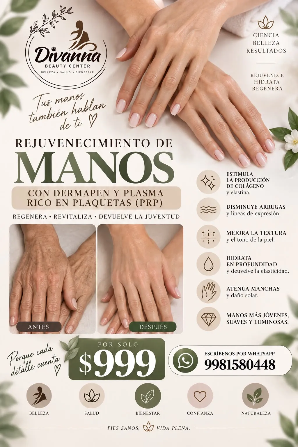 Rejuvenecimiento de Manos con Dermapen