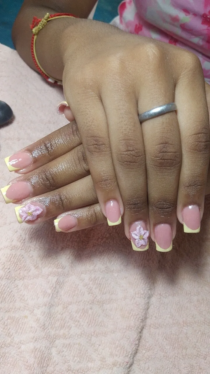 uñas acrílicas+pies