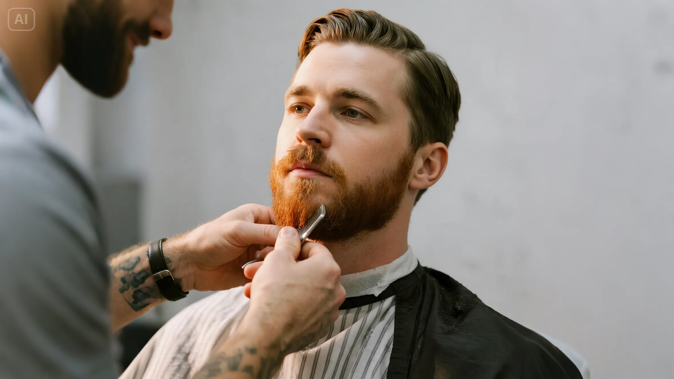 CORTE & BARBA TRADICIONAL  - Imagen 1